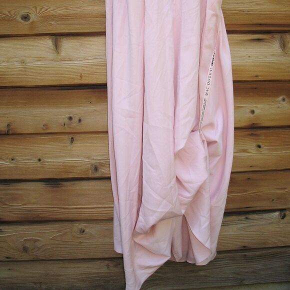 MAC DUGGAL 26540 Pink Beaded Cap Sleeve V Neck A Line Gown Dress - Picture 11 of 12